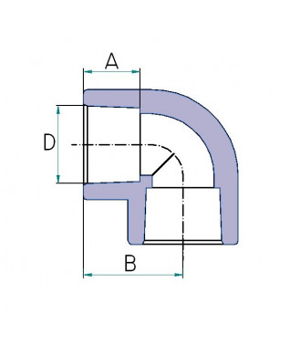 На фото Hi-Therm PP-R elbow 90°